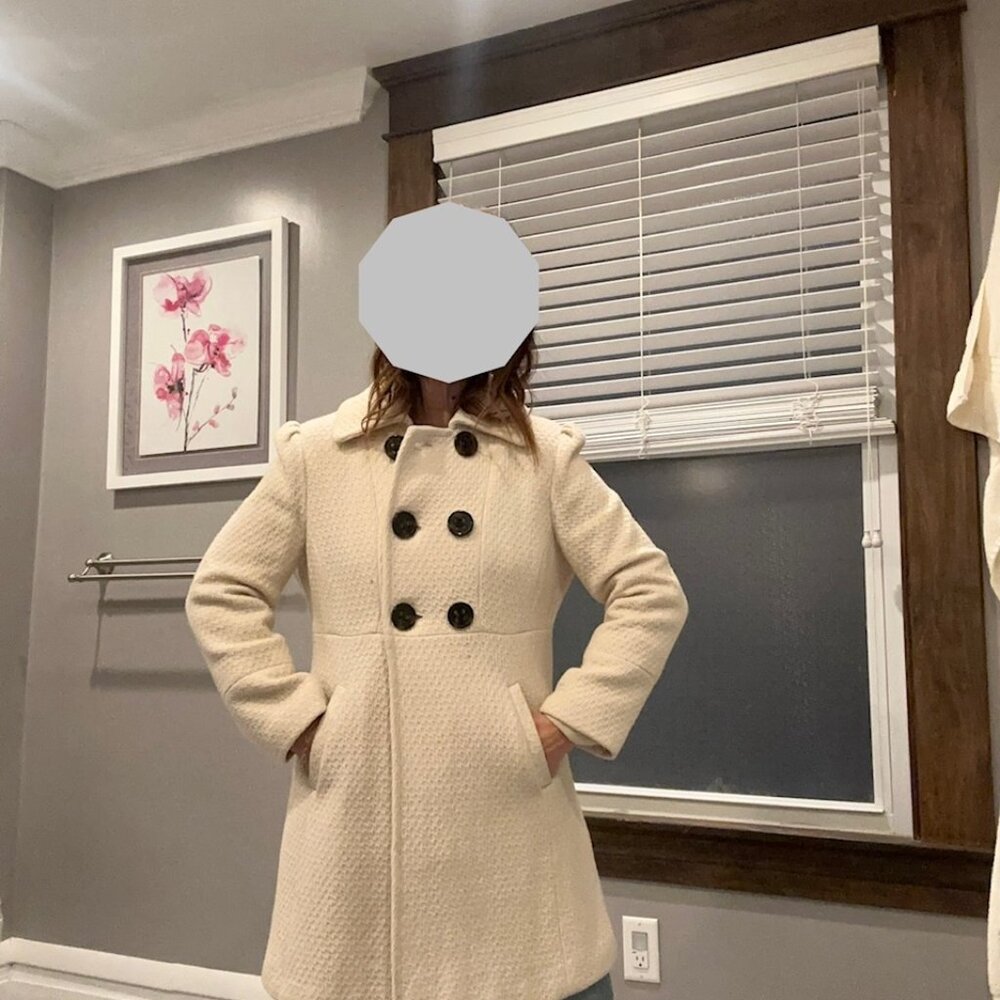 Cream winter coat
